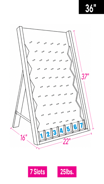 36" Custom Plinko Board