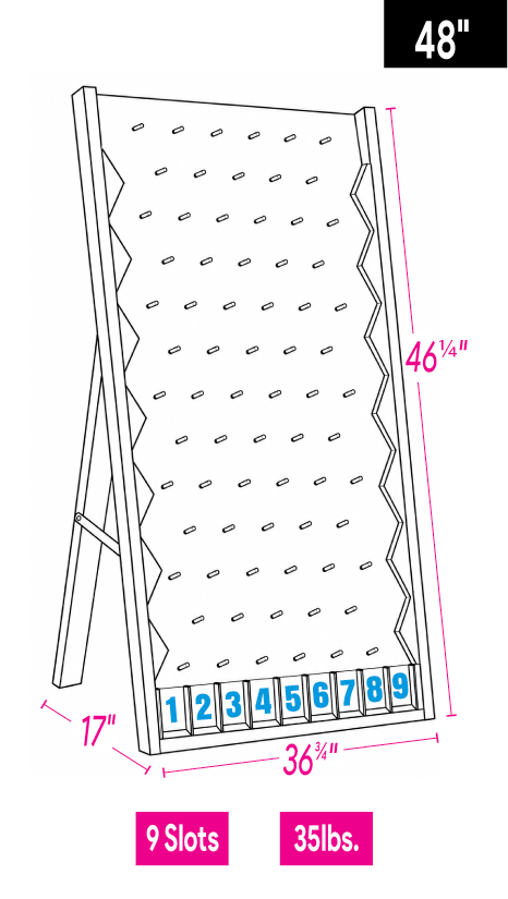 48" Custom Plinko Board