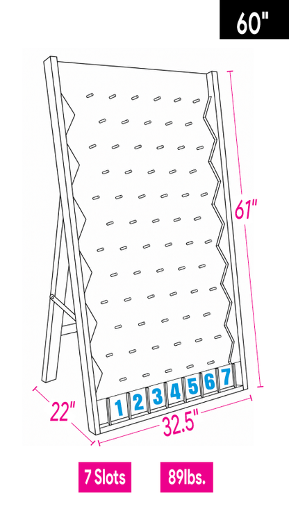 60" Custom Plinko Board