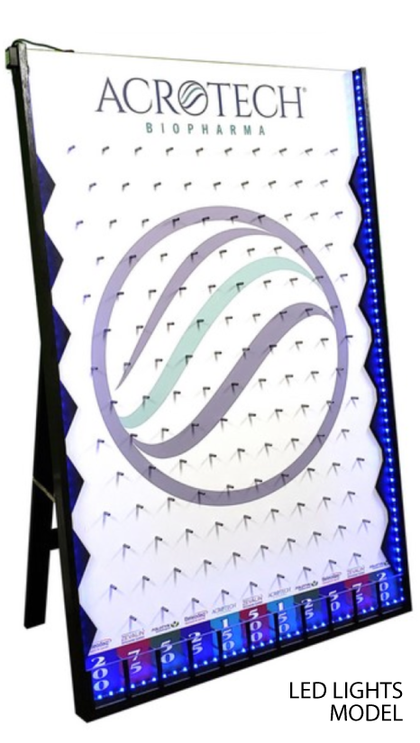 72" x 48" Custom Plinko Board
